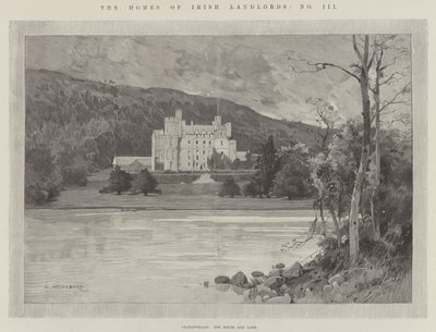Castlewellan, a casa e o lago de Charles Auguste Loye