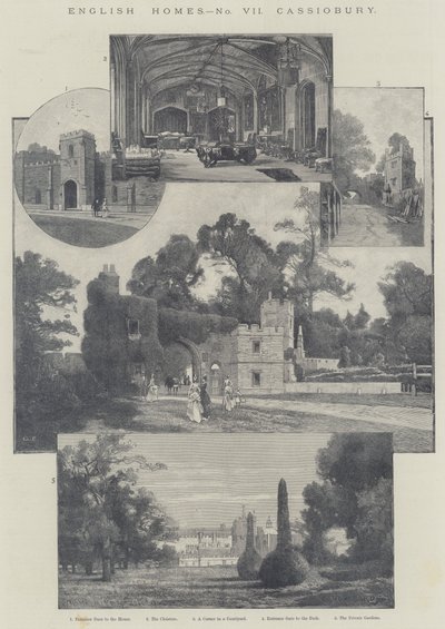 Casas inglesas, Cassiobury de Charles Auguste Loye