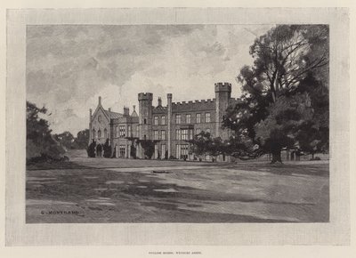Casas inglesas, abadia de Wycombe de Charles Auguste Loye