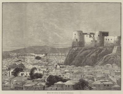 Herat, a capital do Afeganistão ocidental de Charles Auguste Loye