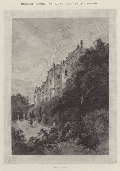 Mansão Hughenden, Corner View de Charles Auguste Loye