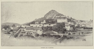 Hyeres as palmeiras de Charles Auguste Loye