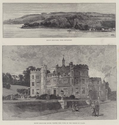 Monte Edgcumbe House de Charles Auguste Loye
