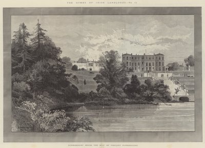 Casa de Powerscourt, a sede do visconde de Powerscourt de Charles Auguste Loye