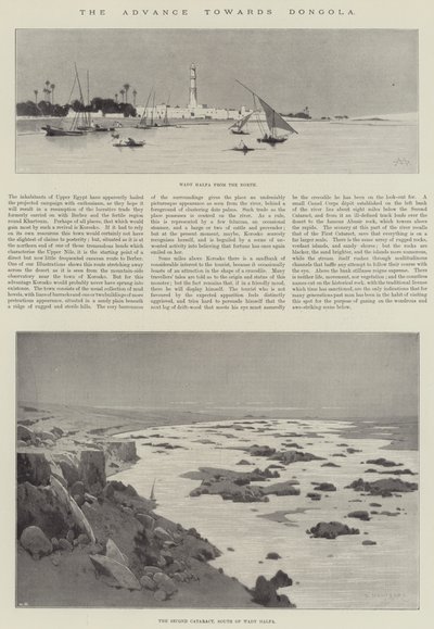 O avanço em direção a Dongola de Charles Auguste Loye