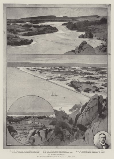 A Barragem do Nilo de Charles Auguste Loye