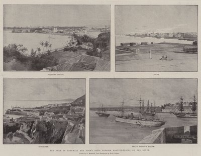 The Duke of Cornwall e York&39;s Tour, Lugares Notáveis na Rota de Charles Auguste Loye
