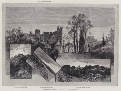 A vida de William Ewart Gladstone, o Castelo de Hawarden e seus arredores de Charles Auguste Loye