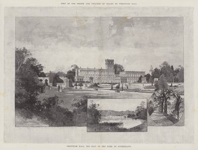 Visita do Príncipe e Princesa de Gales ao Trentham Hall de Charles Auguste Loye