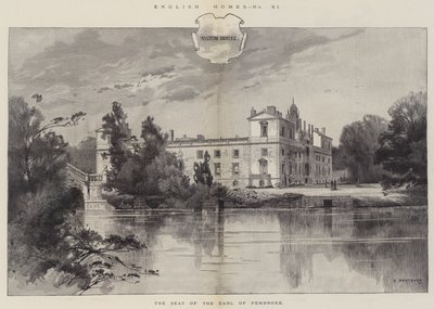 Wilton House, o assento do conde de Pembroke de Charles Auguste Loye