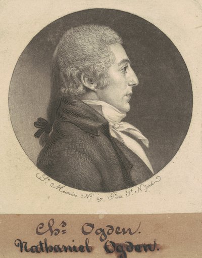 Abraham Ogden, Jr. de Charles B. J. Févret de Saint Mémin