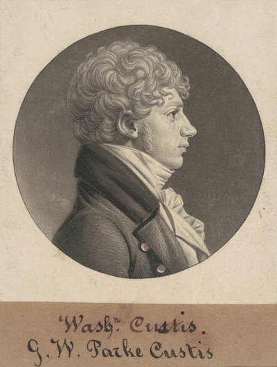 George Washington Parke Custis de Charles B. J. Févret de Saint Mémin