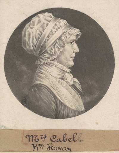 Hannah Carrington Cabell de Charles B. J. Févret de Saint Mémin
