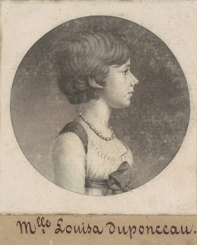 Louisa Du Ponceau de Charles B. J. Févret de Saint Mémin