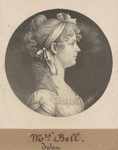 Mary Ann Walker Bell de Charles B. J. Févret de Saint Mémin