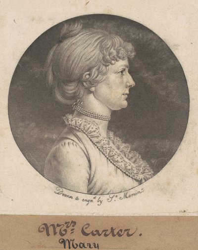 Maria Nelson Carter de Charles B. J. Févret de Saint Mémin