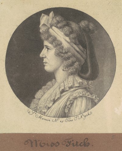 Senhorita Fitch de Charles B. J. Févret de Saint Mémin