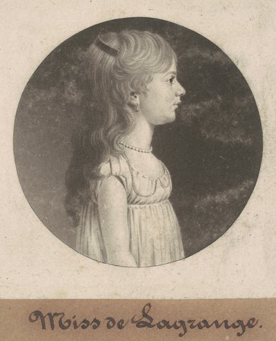 Senhorita de la Grange de Charles B. J. Févret de Saint Mémin