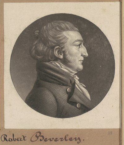 Roberto Beverley IV de Charles B. J. Févret de Saint Mémin