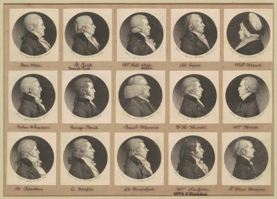 Coleção de Retratos de Saint-Mémin, Grupo 11 de Charles B. J. Févret de Saint Mémin