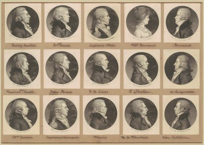 Coleção de Retratos de Saint-Mémin, Grupo 16 de Charles B. J. Févret de Saint Mémin