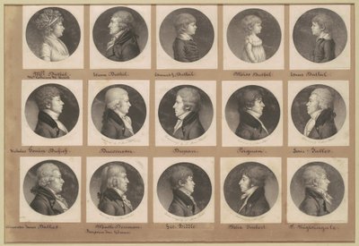 Coleção de Retratos de Saint-Mémin, Grupo 19 de Charles B. J. Févret de Saint Mémin