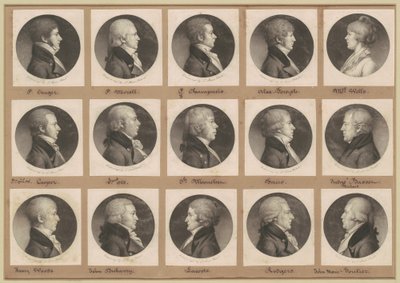 Coleção de Retratos de Saint-Mémin, Grupo 21 de Charles B. J. Févret de Saint Mémin