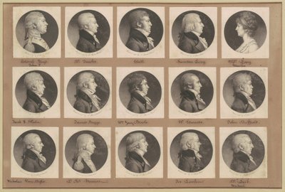 Coleção de Retratos de Saint-Mémin, Grupo 23 de Charles B. J. Févret de Saint Mémin