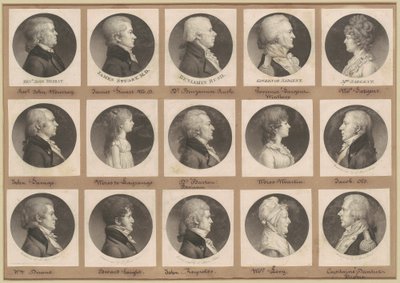 Coleção de Retratos de Saint-Mémin, Grupo 24 de Charles B. J. Févret de Saint Mémin