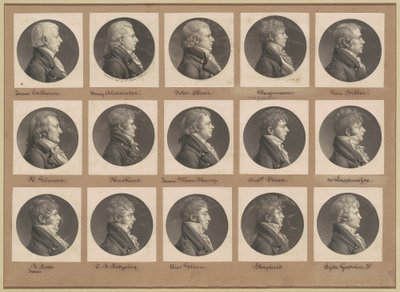 Coleção de Retratos de Saint-Mémin, Grupo 26 de Charles B. J. Févret de Saint Mémin