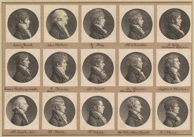 Coleção de Retratos de Saint-Mémin, Grupo 28 de Charles B. J. Févret de Saint Mémin