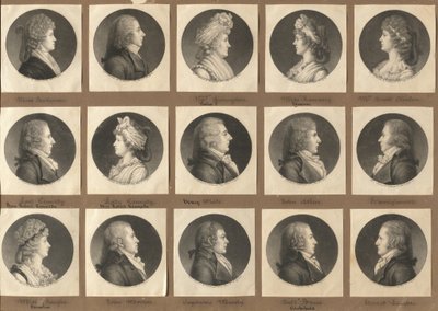 Coleção de Retratos de Saint-Mémin, Grupo 2 de Charles B. J. Févret de Saint Mémin