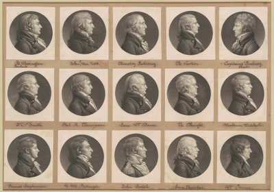 Coleção de Retratos de Saint-Mémin, Grupo 33 de Charles B. J. Févret de Saint Mémin
