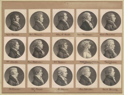 Coleção de Retratos Saint-Mémin, Grupo 38 de Charles B. J. Févret de Saint Mémin