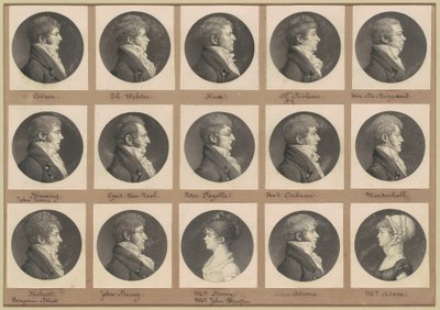 Coleção de Retratos Saint-Mémin, Grupo 47 de Charles B. J. Févret de Saint Mémin