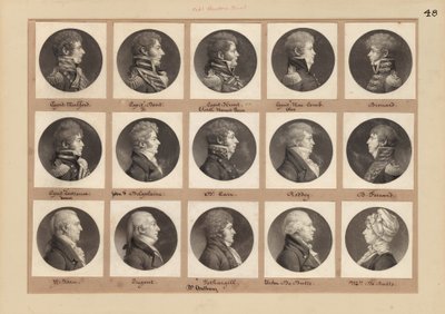 Coleção de Retratos Saint-Mémin, Grupo 48 de Charles B. J. Févret de Saint Mémin