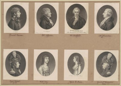Coleção de Retratos de Saint-Mémin, Grupo 51 de Charles B. J. Févret de Saint Mémin