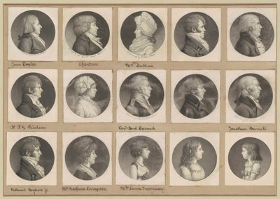 Coleção de Retratos de Saint-Mémin, Grupo 52 de Charles B. J. Févret de Saint Mémin