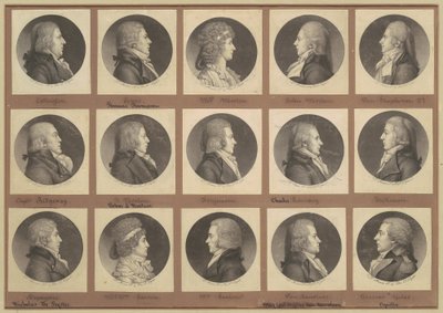 Coleção de Retratos de Saint-Mémin, Grupo 6 de Charles B. J. Févret de Saint Mémin