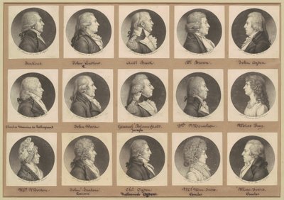Coleção de Retratos de Saint-Mémin, Grupo 7 de Charles B. J. Févret de Saint Mémin