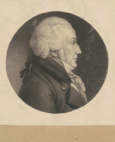 Homem não identificado de Charles B. J. Févret de Saint Mémin