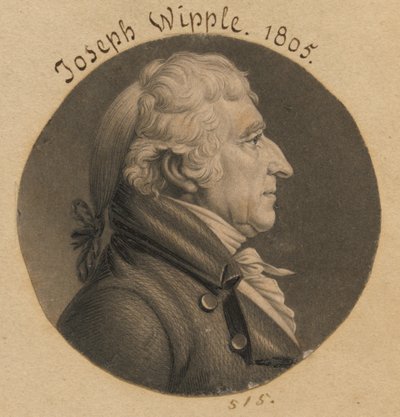 Joseph Whipple de Charles Balthazar Julien Févret de Saint-Mémin