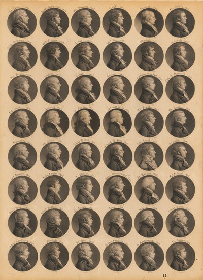 Saint-Mémin, fólio 11 de Charles Balthazar Julien Févret de Saint-Mémin