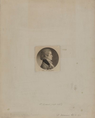 Coronel Wm. Duane de Charles Balthazar Julien Févret de Saint Mémin