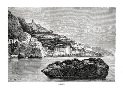 Amalfi, Itália, 1879 de Charles Barbant