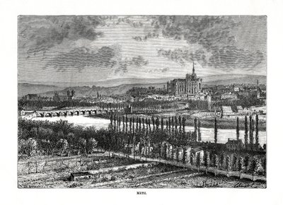 Metz, França, século XIX de Charles Barbant