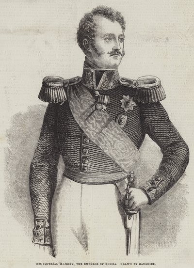 Sua Majestade Imperial, o Imperador da Rússia de Charles Baugniet