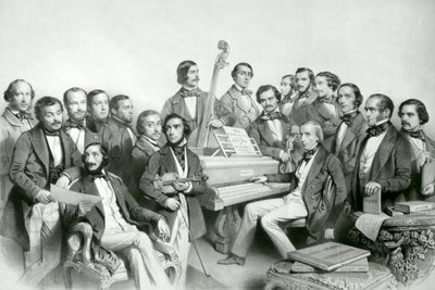 A União Musical, publ. de Hanhart, 1851 de Charles Baugniet