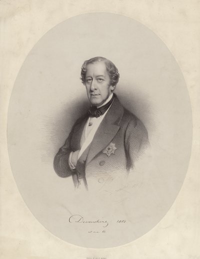William George Spencer Cavendish, 6º Duque de Devonshire de Charles Baugniet