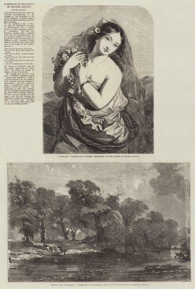 Exposição da Sociedade de Artistas Britânicos de Charles Baxter